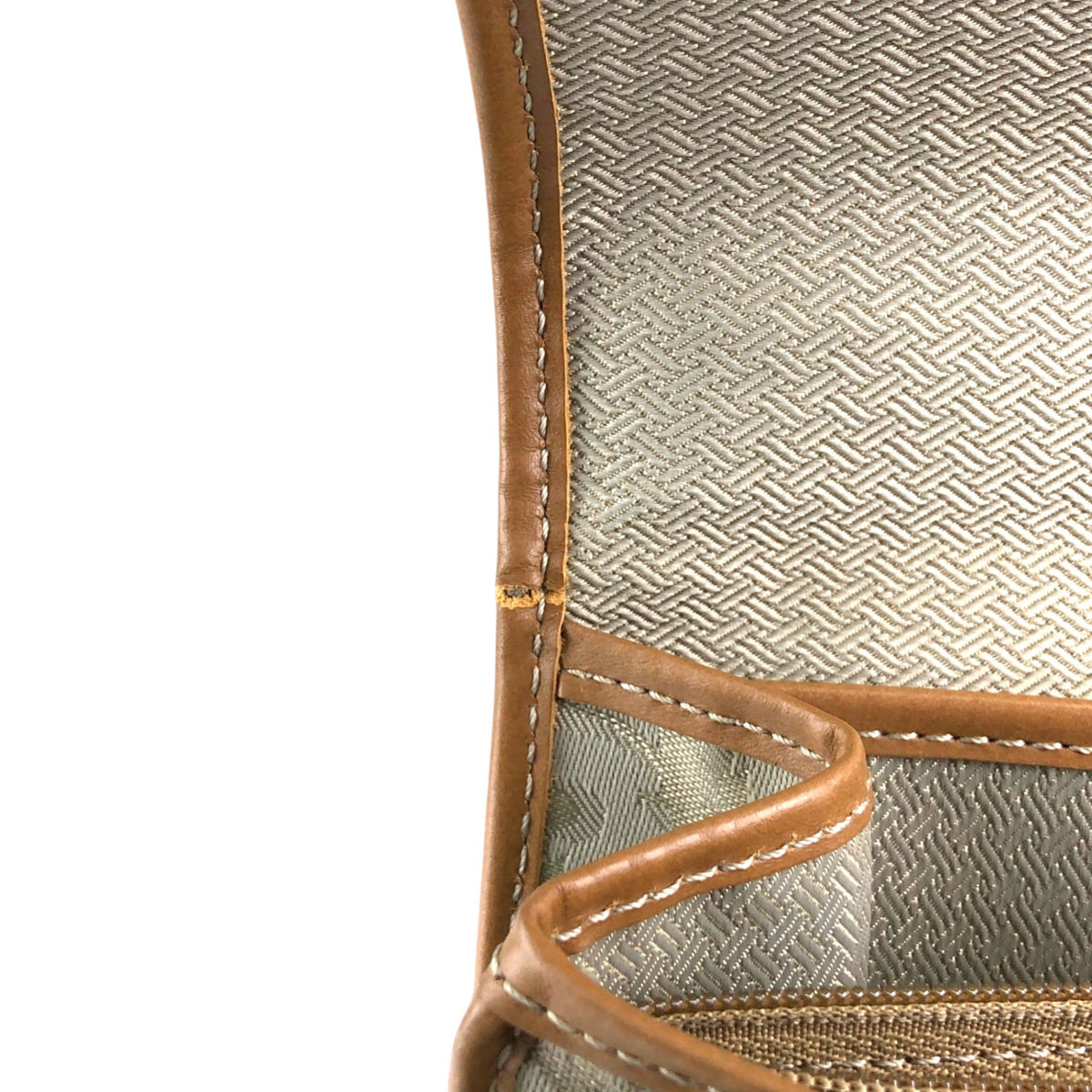 Christian Dior Trotter Handbag Beige Vintage dz5dit