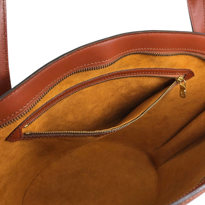 LOUIS VUITTON Epi Handbag Brown Vintage u5h6dx