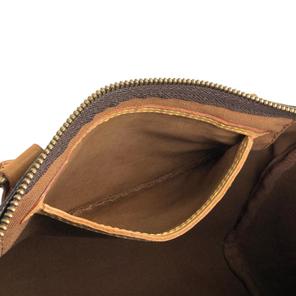 LOUIS VUITTON Monogram Handbag Boston bag Brown M41108 Vintage 5ah28h