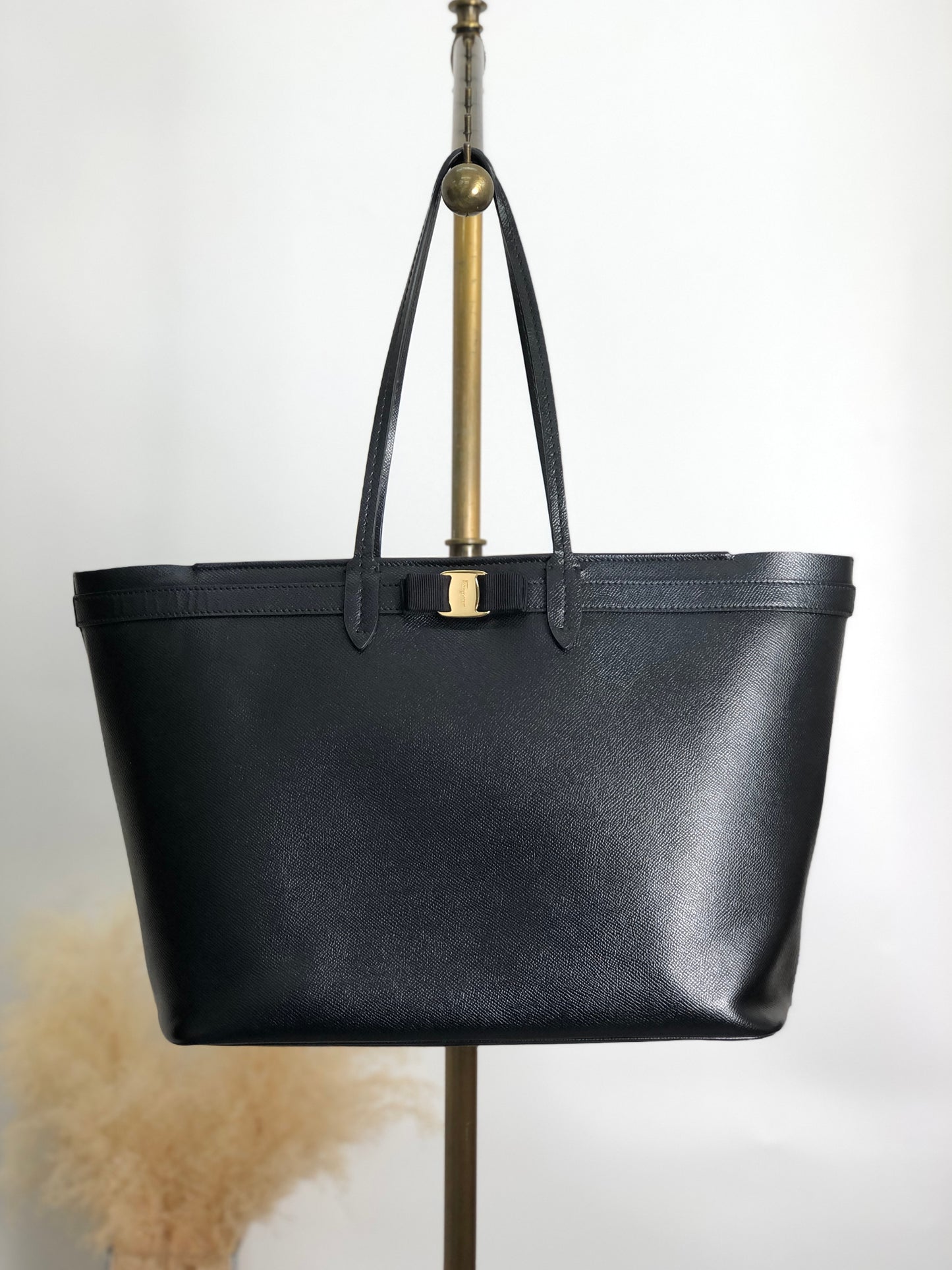 Salvatore Ferragamo Vala Totebag Black Vintage 8dgiw2