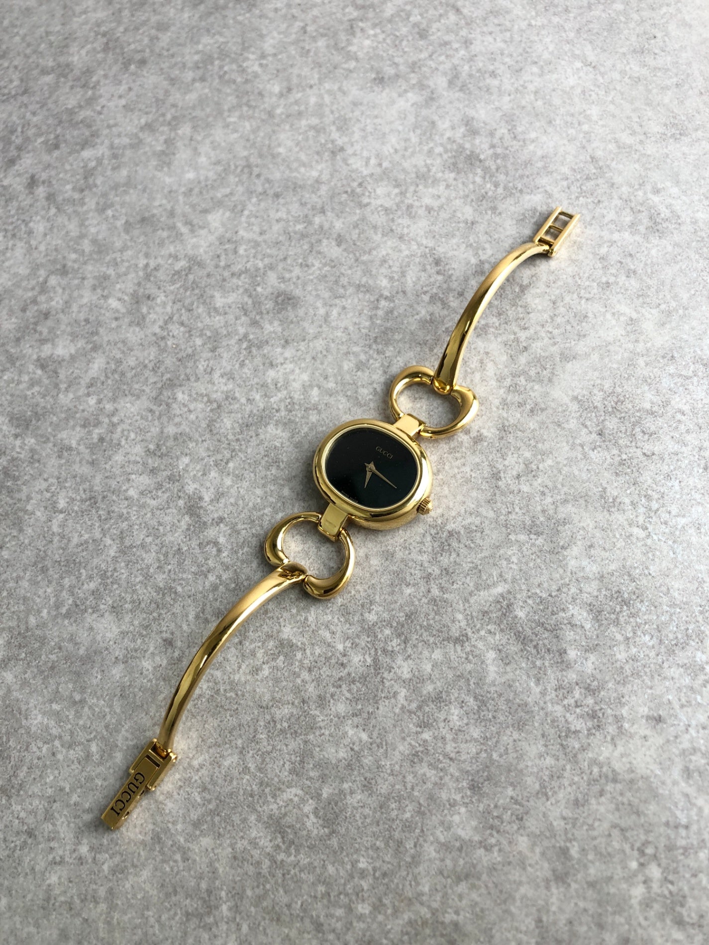 GUCCI Quartz Watch Gold 1600 Vintage 2iuhts