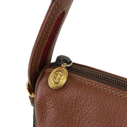 GUCCI Sherry Line Shoulder bag Brown Vintage wjzsaa