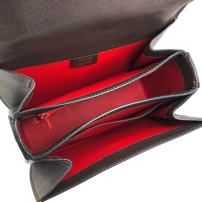 CELINE Gancini Two-way Handbag Shoulder bag Black Vintage hyifjs