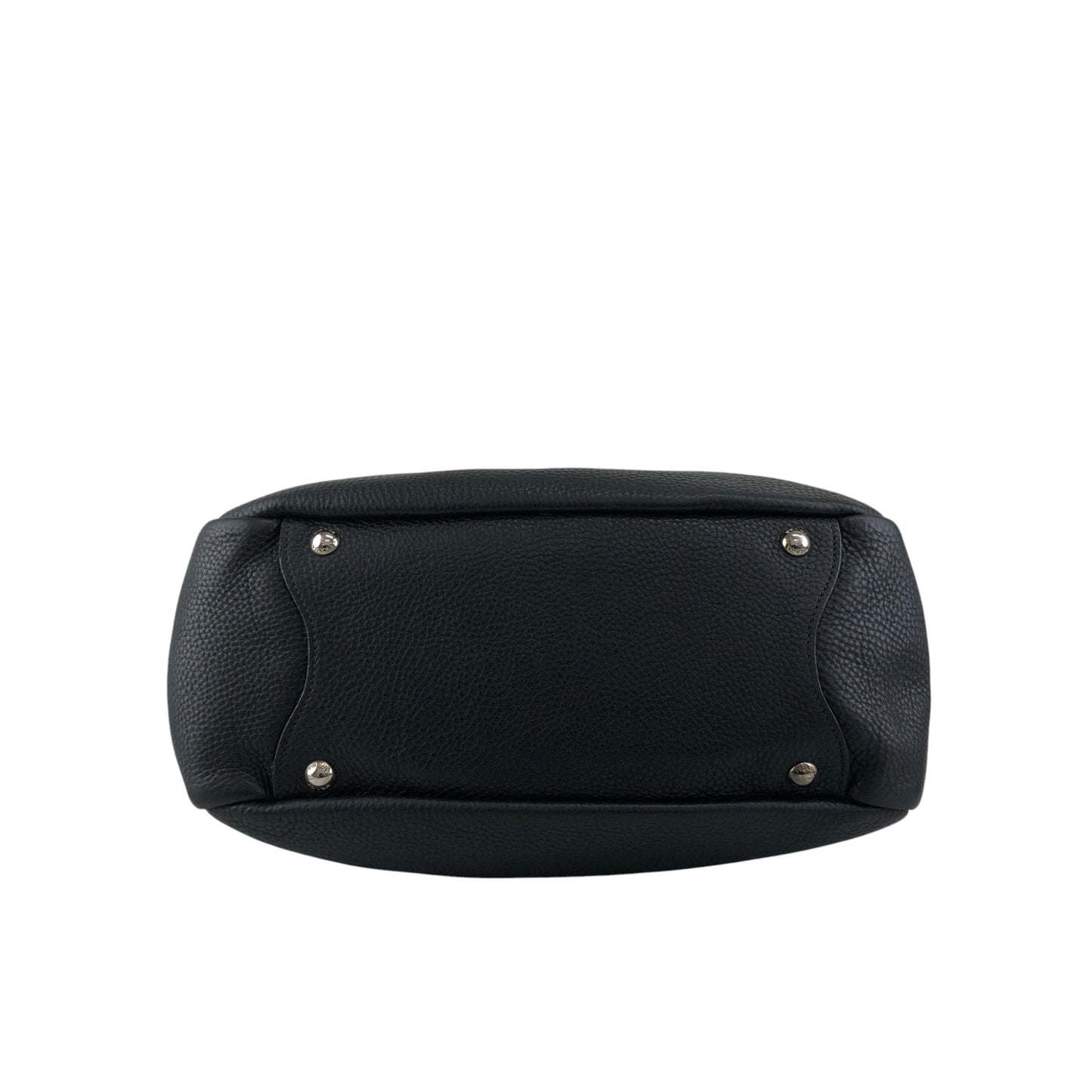 PRADA Triangle Logo Side Pocket Shoulder bag Black Vintage wr45fx