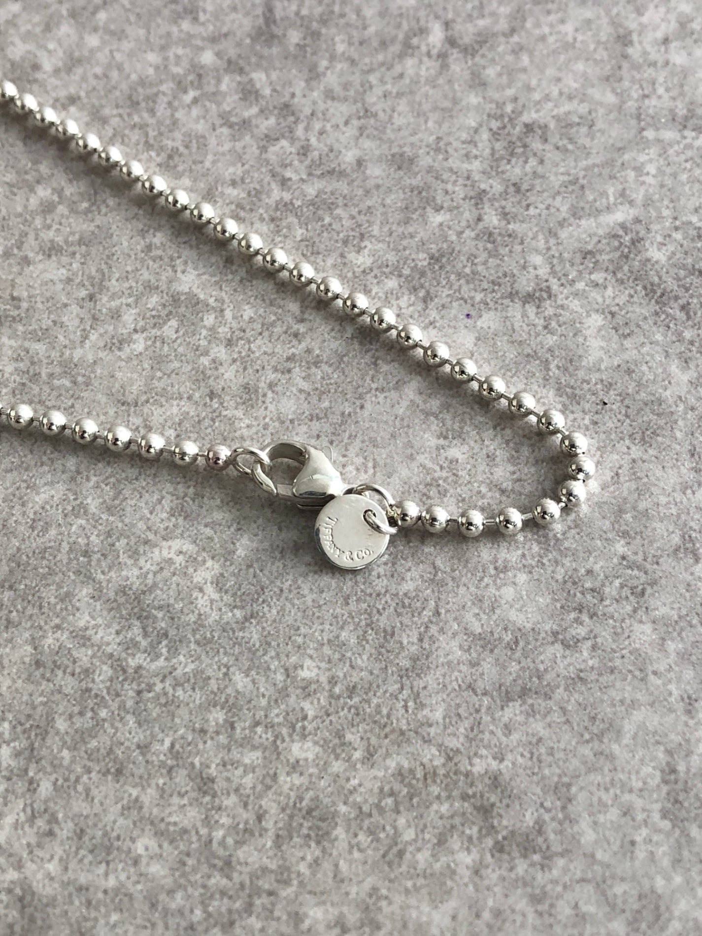 Tiffany & Co. SILVER925 Necklace Silver Vintage mxv8tz