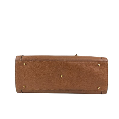 GUCCI Bamboo Handbag Brown Vintage  mxx3h2