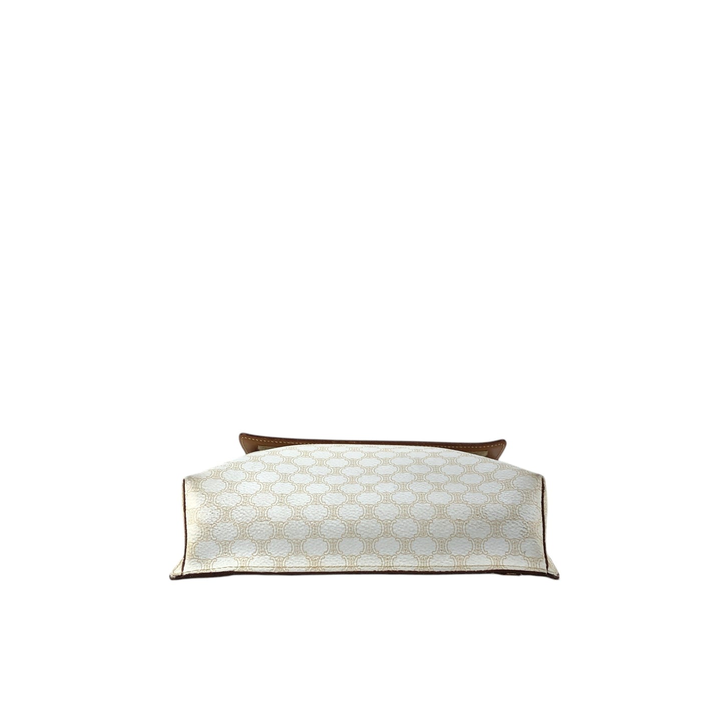 CELINE Macadam Backpack White Vintage w8wdat
