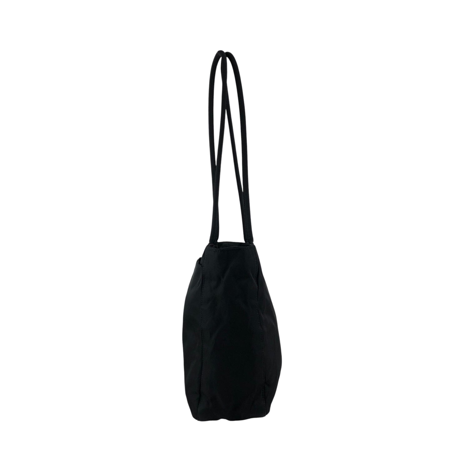 PRADA Tessuto Triangle Logo Totebag Black Vintage bfw3nz