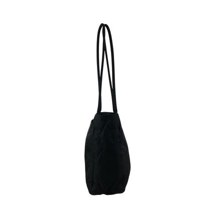 PRADA Tessuto Triangle Logo Totebag Black Vintage bfw3nz