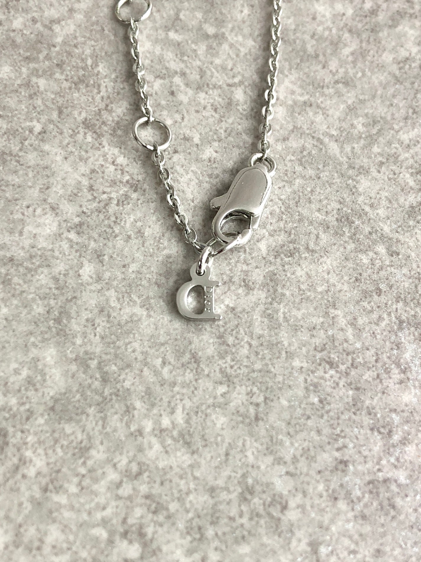 Christian Dior Logo Bracelet Silver Vintage 6uc2tv