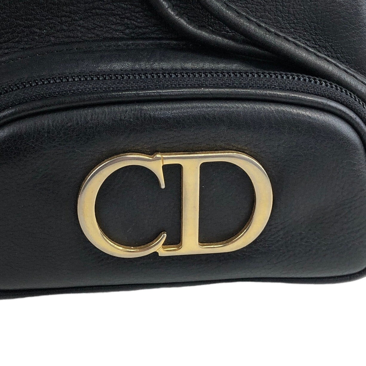 Christian Dior CD Logo Backpack Black Vintage ktsewf