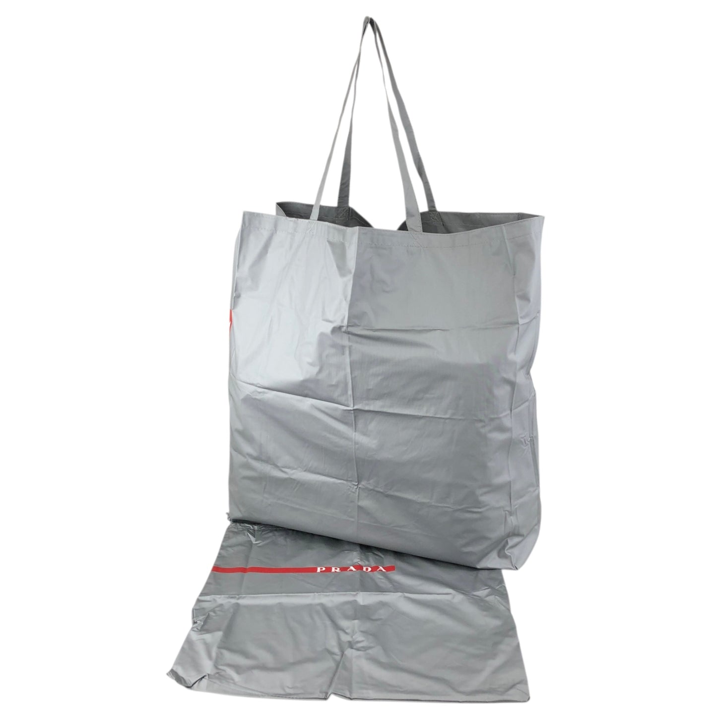 PRADA PRADA SPORTS Logo Totebag Gray Vintage iezd88