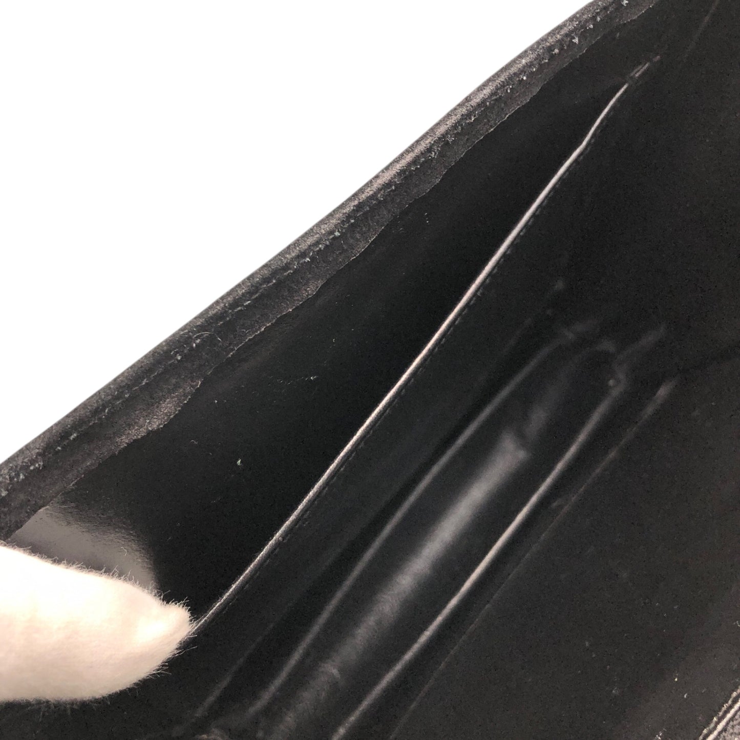 GUCCI Sherry Line Horse Bit Shoulder bag Black Vintage serjt6