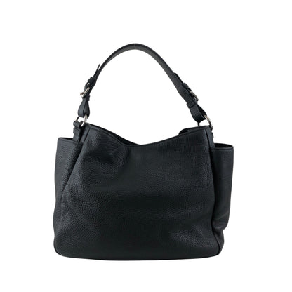 PRADA Triangle Logo Side Pocket Shoulder bag Black Vintage wr45fx