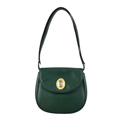 Christian Dior CD Logo Shoulder bag Green Vintage gi6xyr