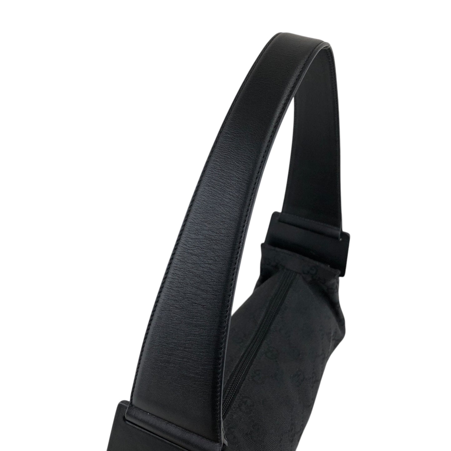 GUCCI GG Canvas Shoulder bag Black Vintage hgsb6r