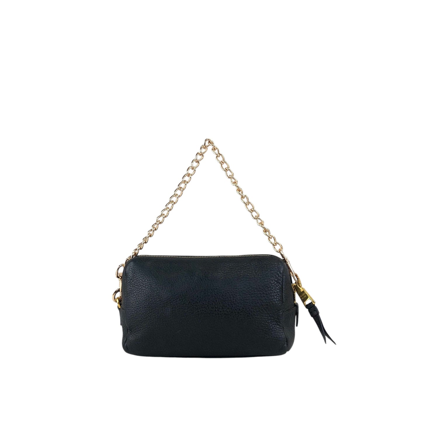 PRADA Logo Small Chain Shoulder bag Black Vintage ckmyc2