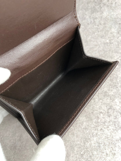 LOEWE Anagram Folded Wallet Beige Vintage etbwwx