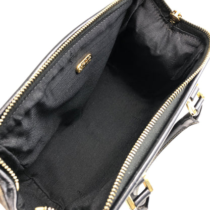 FENDI Pecan Two-way Small Handbag Shoulder bag Black Vintage aybaes