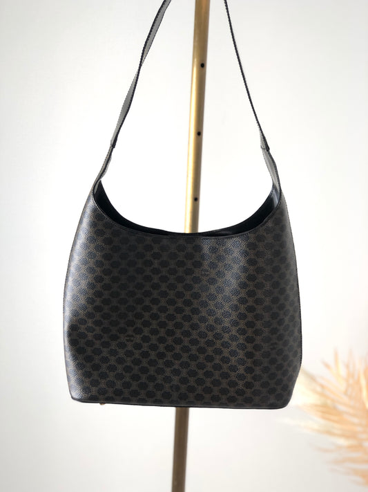 CELINE Macadam Shoulder bag Black Vintage ggpijn