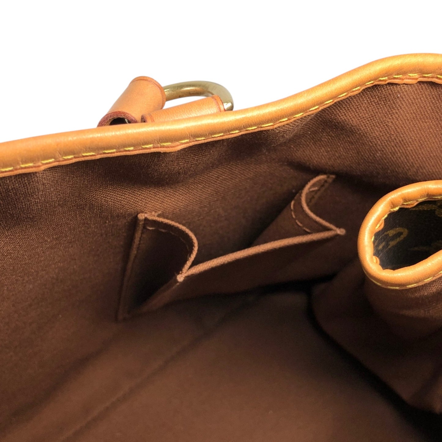LOUIS VUITTON Monogram Handbag Batignolles Horizontal M51154 Totebag Brown Vintage f7etm4
