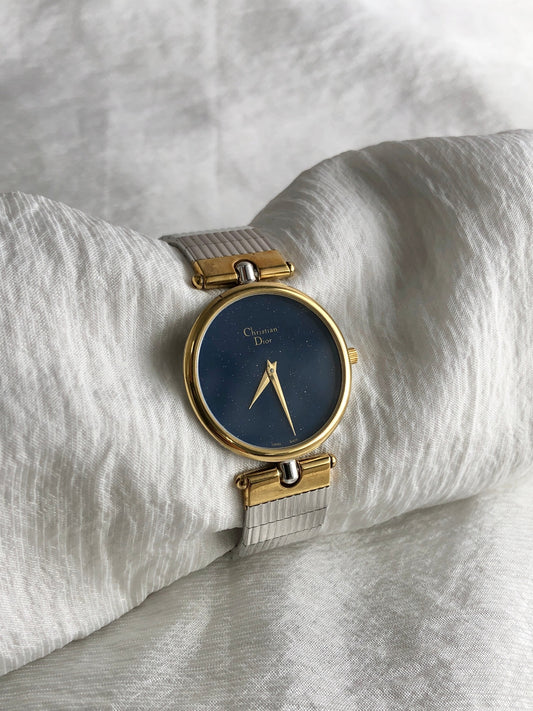 Christian Dior Watch Silver×Gold 3026 Vintage 4ckzkd