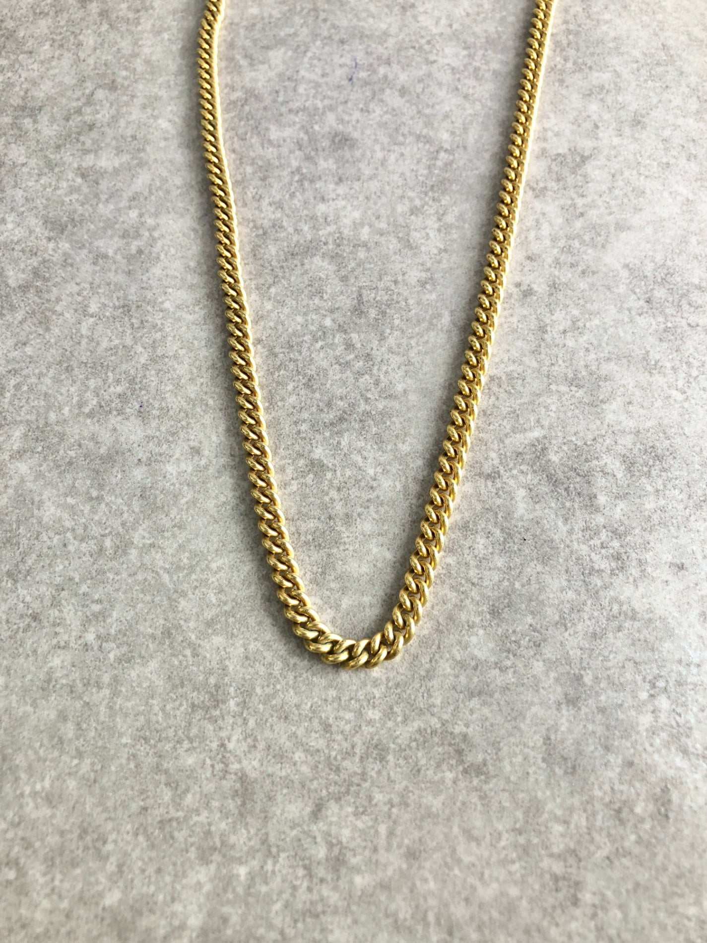 Christian Dior Necklace Gold Vintage 4acwta