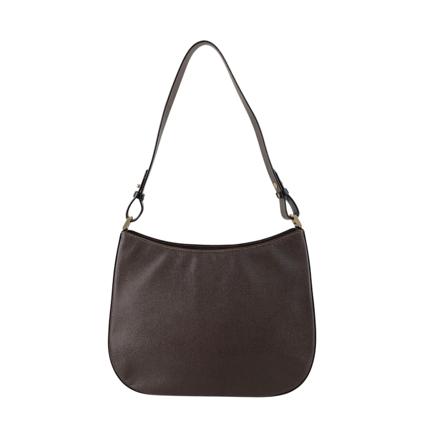 BURBERRY Logo Shoulder bag Brown Vintage 6skns5