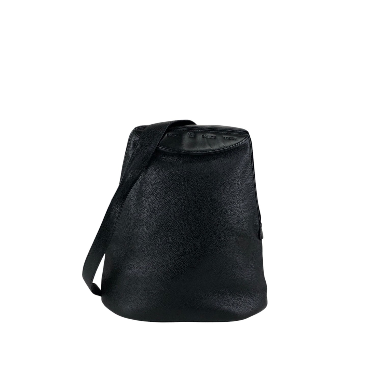 LOEWE Anagram Shoulder bag Black Vintage dmc2d7