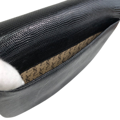 Yves Saint Laurent YSL Logo Shoulder bag Black Vintage 5hfhbh