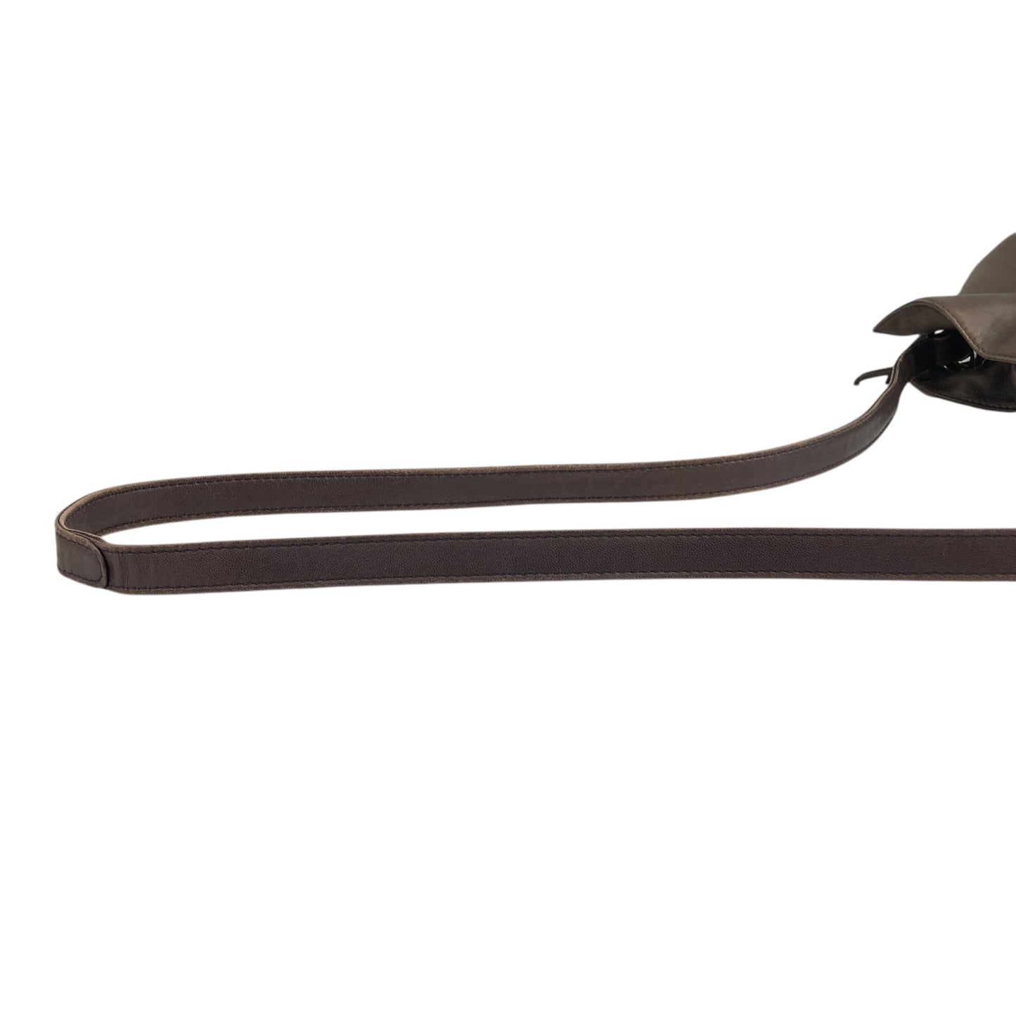 LOEWE Anagram Flamenco Tassel Drawstring Shoulder bag Bronze Vintage 757im3