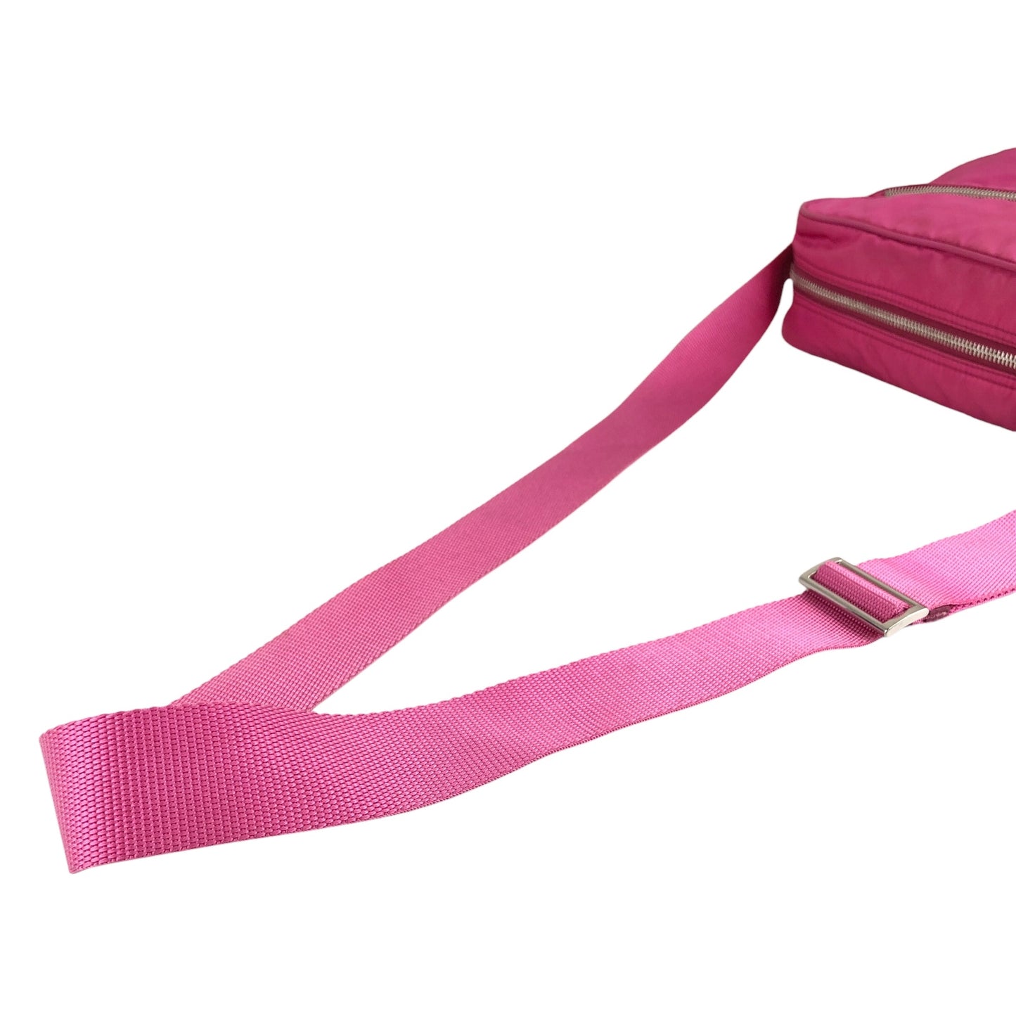 PRADA Triangle Logo Shoulder bag Pink Vintage b2e8ue