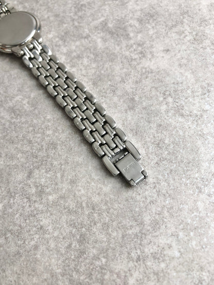 Yves Saint Laurent Quartz Watch Silver 5431-F45979 Vintage 7g55m6