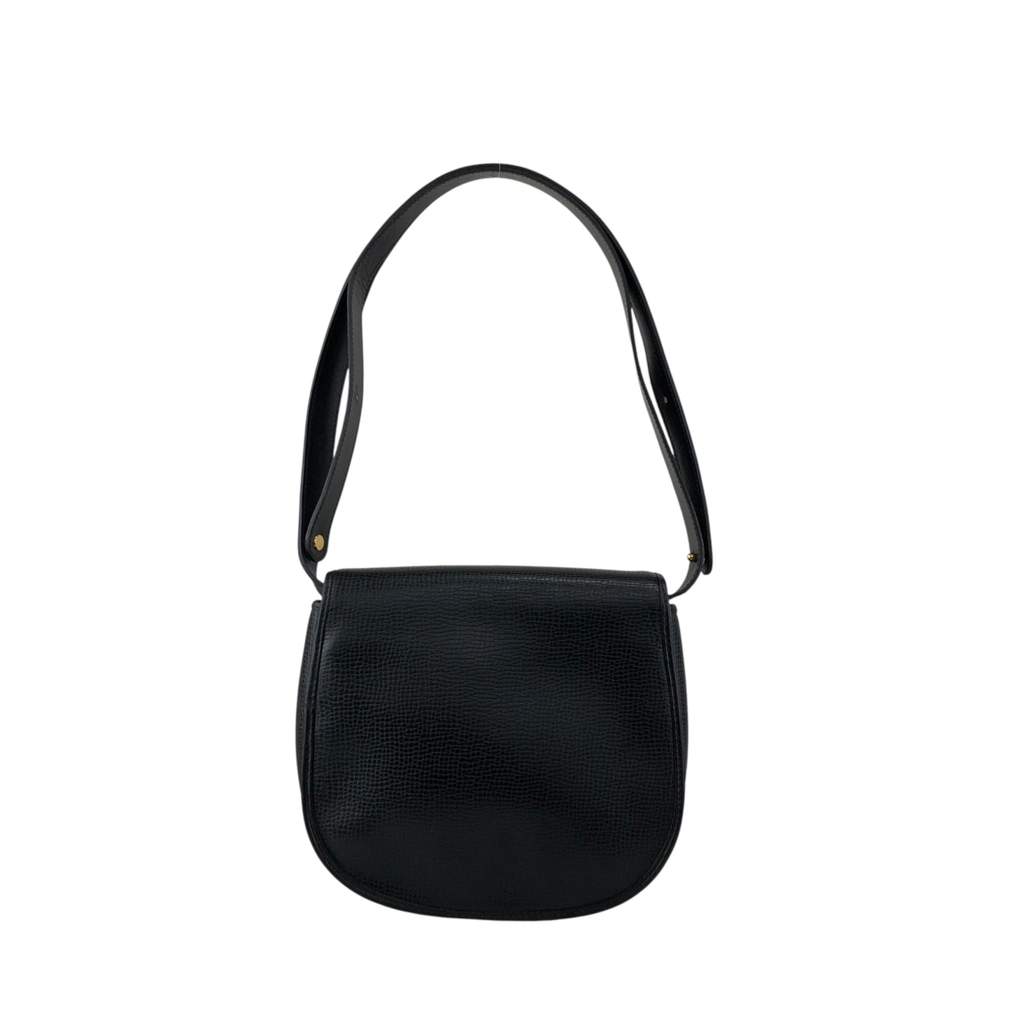 Christian Dior CD Logo Shoulder bag Black Vintage fdkx28