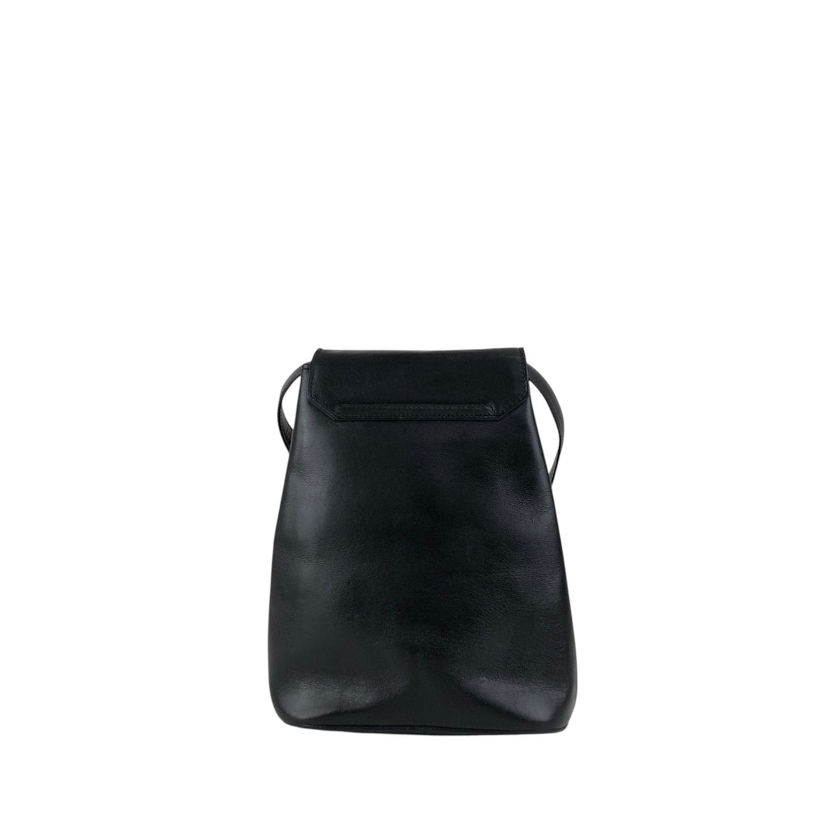 CELINE Gancini Shoulder bag Black Vintage xxxvfp