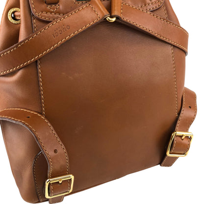 GUCCI Sherry Line Backpack Brown Vintage bedbja