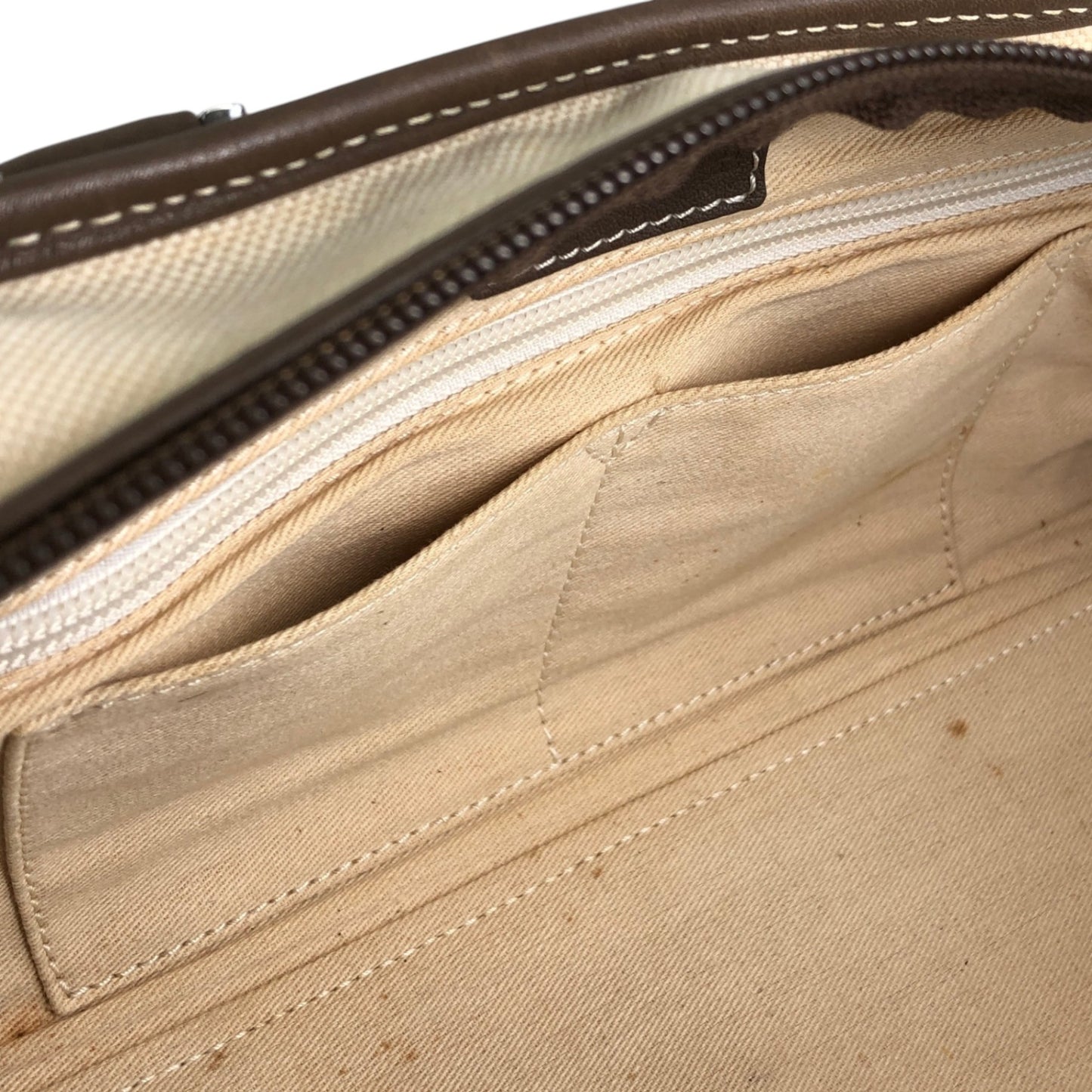 LOEWE Amazona Anagram Handbag Beige Vintage srrkp4