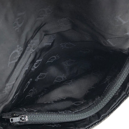 Christian Dior Logo Beads Chain Shoulder bag Black Vintage kxcim5