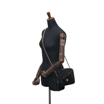 GIVENCHY Logo Tassel Chain Shoulder bag Black Vintage sgwgmf