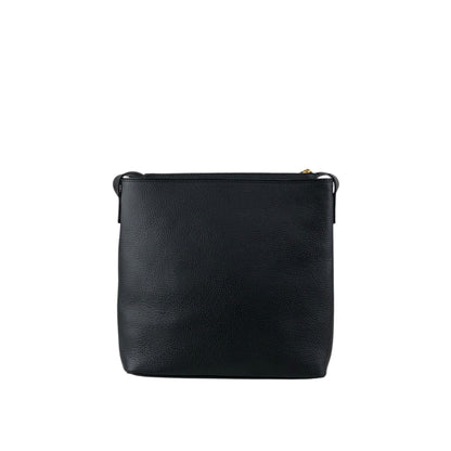 CELINE Toggle Clasp Shoulder bag Black Vintage agj7jw