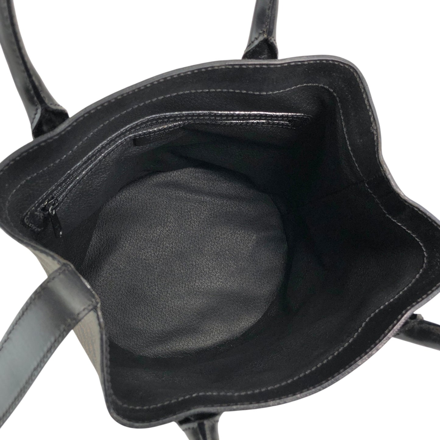 CELINE Macadam Blason Handbag Totebag Black Vintage ypkjyr