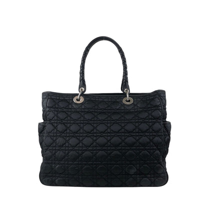 Christian Dior Cannage Charm Totebag Black Vintage ggknav