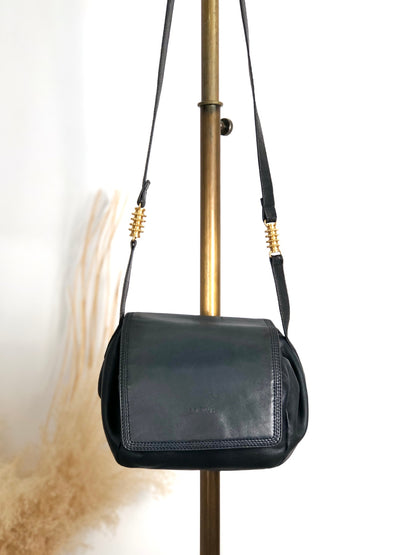 LOEWE Logo Shoulder bag Navy Vintage k4pn8w