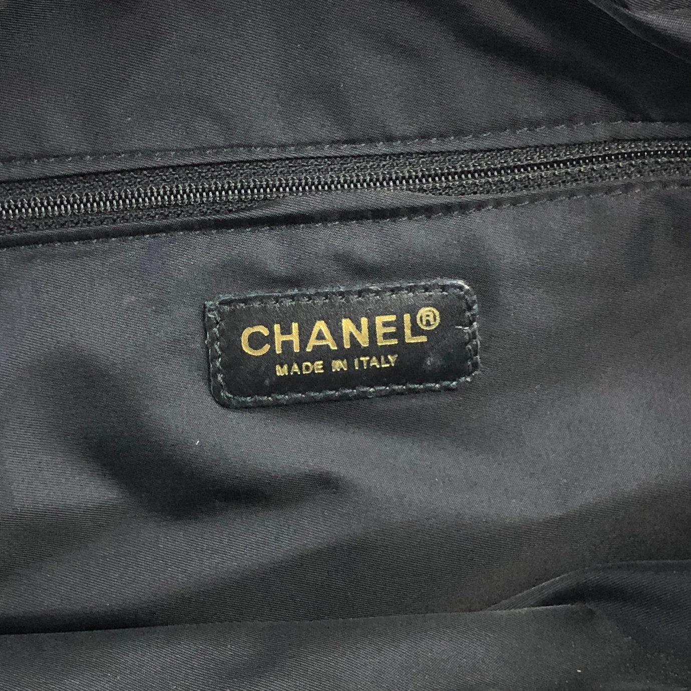 CHANEL New Travel Line Handbag Black Vintage j7n6up