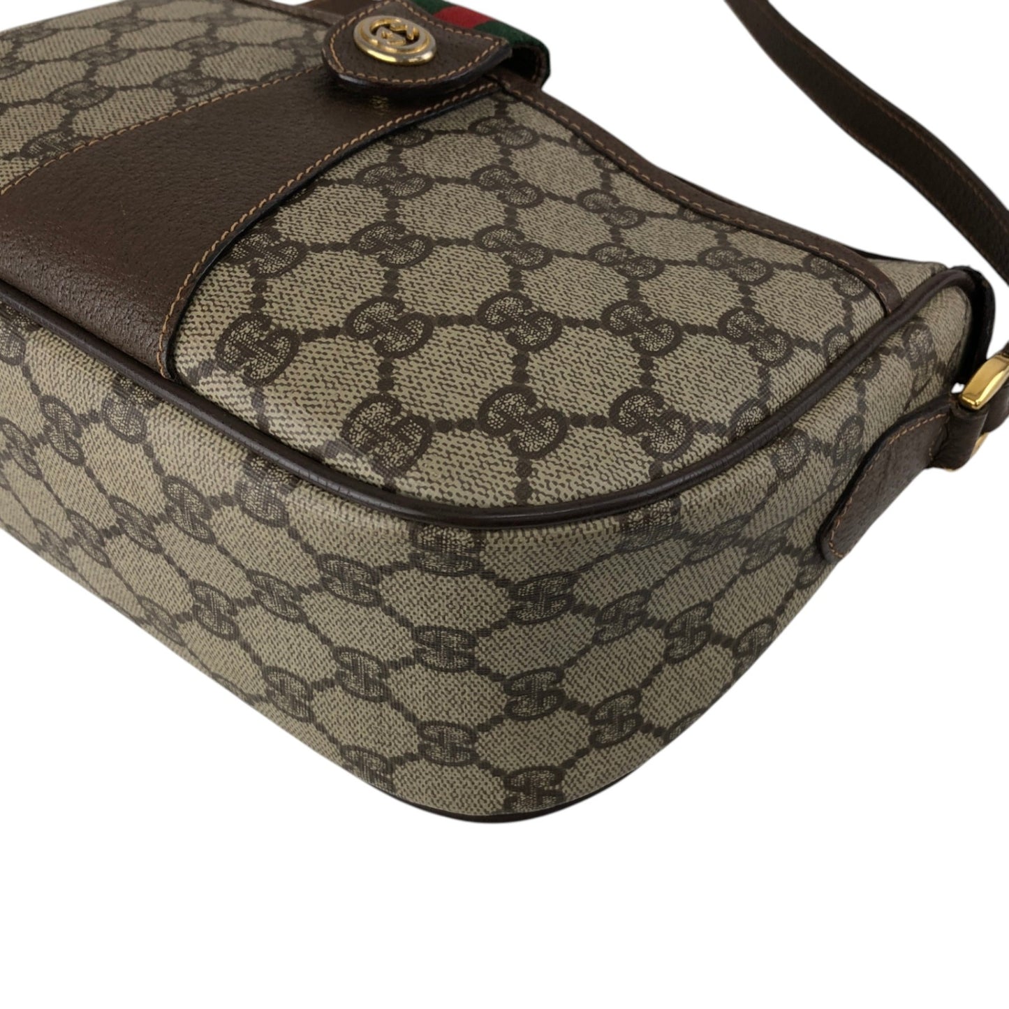 GUCCI Sherry Line Shoulder bag Beige Vintage wwyvj3