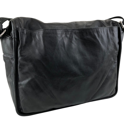 LOEWE Anagram Shoulder bag Black Vintage stpht7