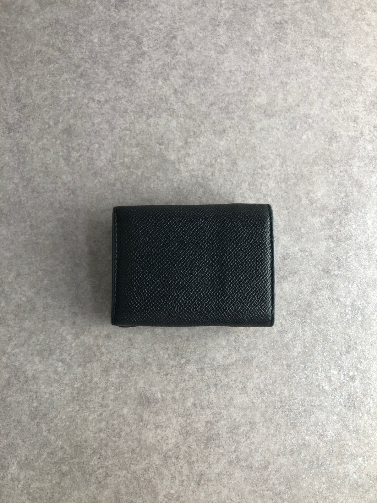 Christian Dior Trifold Wallet Black 43-MA-0261 Vintage juppie