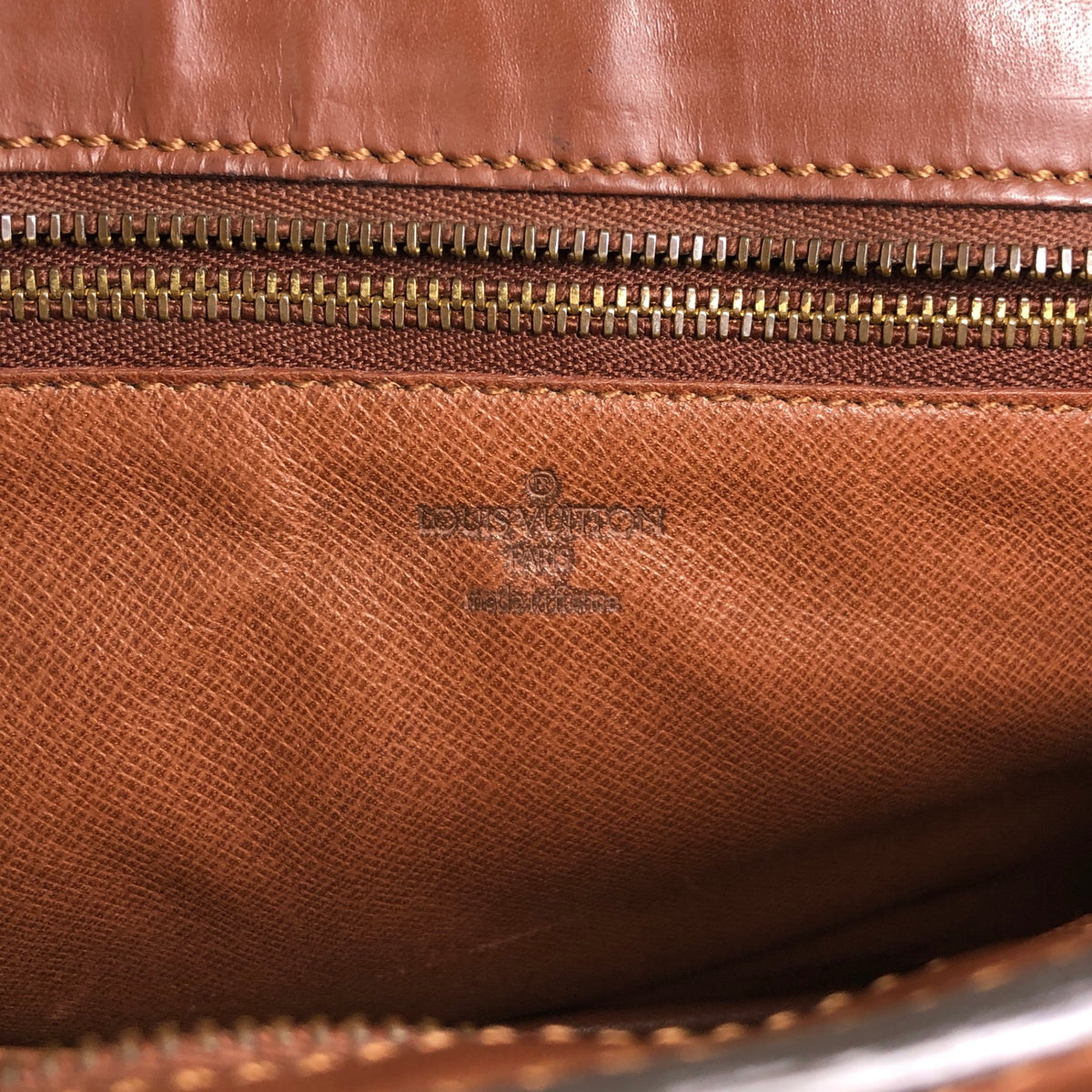LOUIS VUITTON Monogram Shoulder bag Brown M51205 Vintage uj5nbu