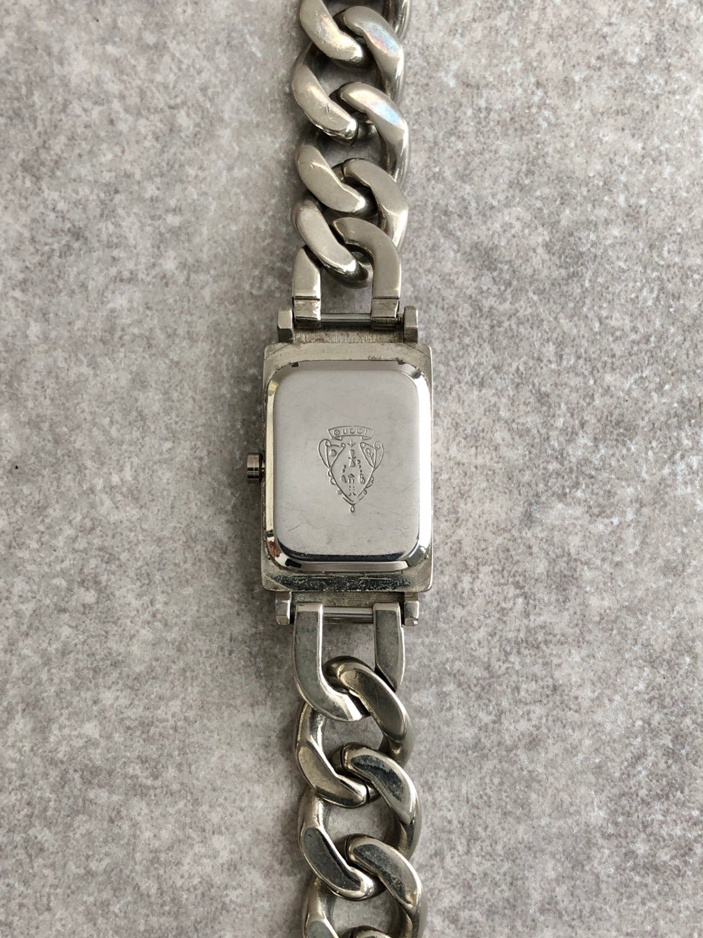 GUCCI Chain Watch Silver Vintage g4ucmw