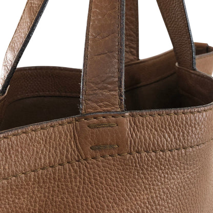 GUCCI Logo Embossed Totebag Brown Vintage 7tbu4m